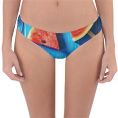 Watermelons, Fruits Reversible Hipster Bikini Bottoms