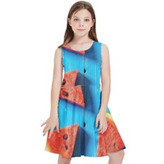 Watermelons, Fruits Kids  Skater Dress