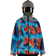 Watermelons, Fruits Men s Zip Ski And Snowboard Waterproof Breathable Jacket