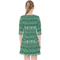 Christmas Knit Digital Quarter Sleeve Pocket Dress View2