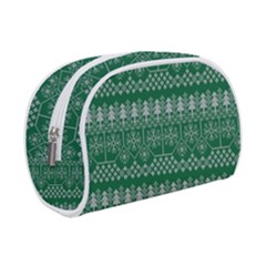 Christmas Knit Digital Make Up Case (small)