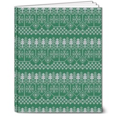 Christmas Knit Digital 8  X 10  Softcover Notebook