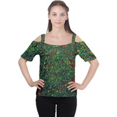 Grass Nature Meadow Cutout Shoulder T-shirt