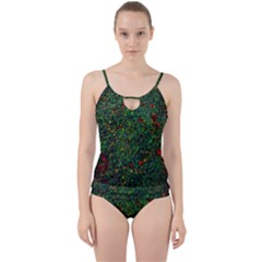 Grass Nature Meadow Cut Out Top Tankini Set