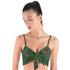 Grass Nature Meadow Woven Tie Front Bralet