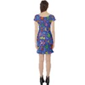 Grateful Dead Dancing Bears Pattern Short Sleeve Skater Dress View2