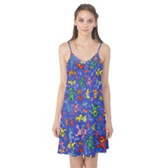 Grateful Dead Dancing Bears Pattern Camis Nightgown 