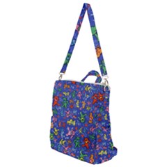 Grateful Dead Dancing Bears Pattern Crossbody Backpack