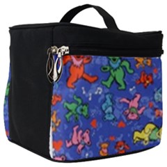 Grateful Dead Dancing Bears Pattern Make Up Travel Bag (big) by Salmanaz77