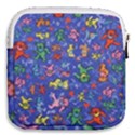 Grateful Dead Dancing Bears Pattern Mini Square Pouch View2