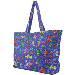 Grateful Dead Dancing Bears Pattern Simple Shoulder Bag