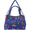 Grateful Dead Dancing Bears Pattern Double Compartment Shoulder Bag View2