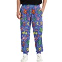 Grateful Dead Dancing Bears Pattern Men s Elastic Waist Pants View1