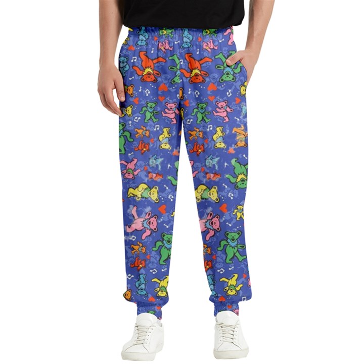 Grateful Dead Dancing Bears Pattern Men s Elastic Waist Pants