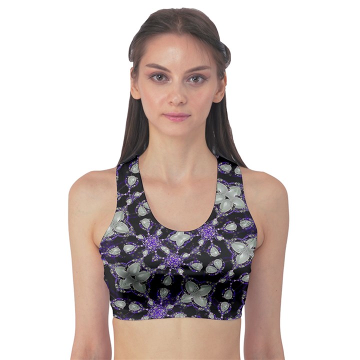 Gothic Radiance Fitness Sports Bra