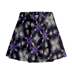 Gothic Radiance Mini Flare Skirt