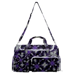 Gothic Radiance Sports Gym Duffle Bag With Shoe Compartment by dflcprintsclothing