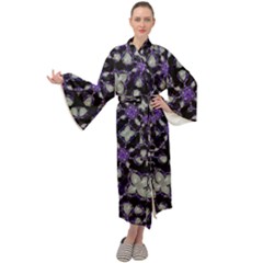 Gothic Radiance Maxi Velvet Kimono by dflcprintsclothing