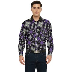 Gothic Radiance Men s Long Sleeve Pocket Shirt 