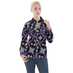 Gothic Radiance Women s Long Sleeve Pocket Shirt