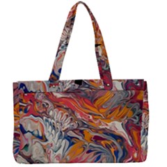 Abstract Flames Canvas Work Bag