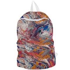 Abstract Flames Foldable Lightweight Backpack