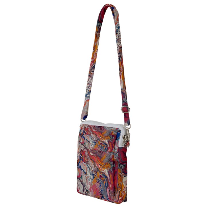 Abstract flames Multi Function Travel Bag