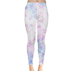 Digital Art Artwork Abstract Pink Purple Everyday Leggings 