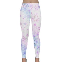 Digital Art Artwork Abstract Pink Purple Classic Yoga Leggings