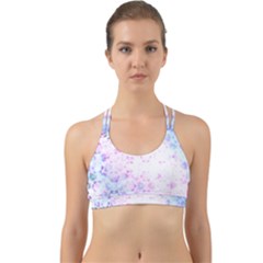 Digital Art Artwork Abstract Pink Purple Back Web Sports Bra