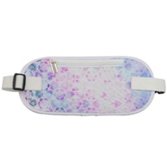 Digital Art Artwork Abstract Pink Purple Rounded Waist Pouch