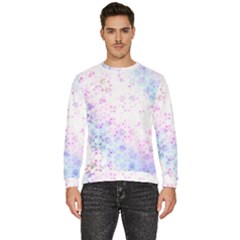 Digital Art Artwork Abstract Pink Purple Men s Fleece Sweatshirt