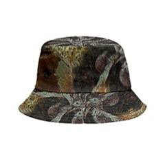 Abstract Ornate Organic Texture Design Print Bucket Hat