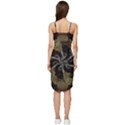 Abstract Ornate Organic Texture Design Print Wrap Frill Dress View4