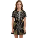 Abstract Ornate Organic Texture Design Print Kids  Sweet Collar Dress View1