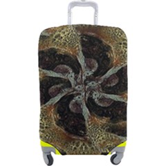 Abstract Ornate Organic Texture Design Print Luggage Cover (large)