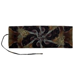 Abstract Ornate Organic Texture Design Print Roll Up Canvas Pencil Holder (m) by dflcprintsclothing