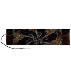 Abstract Ornate Organic Texture Design Print Roll Up Canvas Pencil Holder (l) by dflcprintsclothing