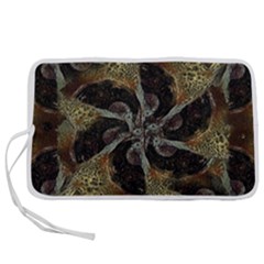 Abstract Ornate Organic Texture Design Print Pen Storage Case (s) by dflcprintsclothing