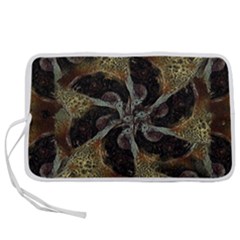 Abstract Ornate Organic Texture Design Print Pen Storage Case (l) by dflcprintsclothing