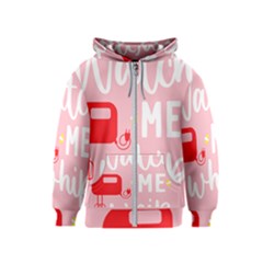 Watch Me Whip  Kids  Zipper Hoodie