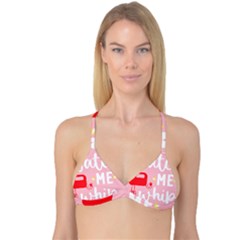 Watch Me Whip  Reversible Tri Bikini Top by ConteMonfrey