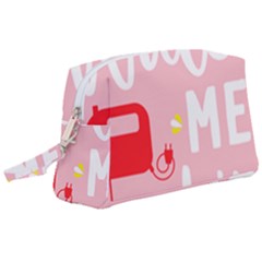 Watch Me Whip  Wristlet Pouch Bag (large)