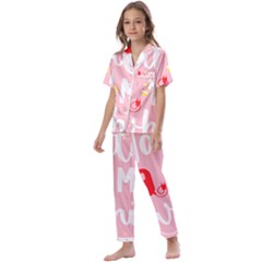 Watch Me Whip  Kids  Satin Short Sleeve Pajamas Set