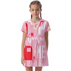 Watch Me Whip  Kids  Asymmetric Collar Dress