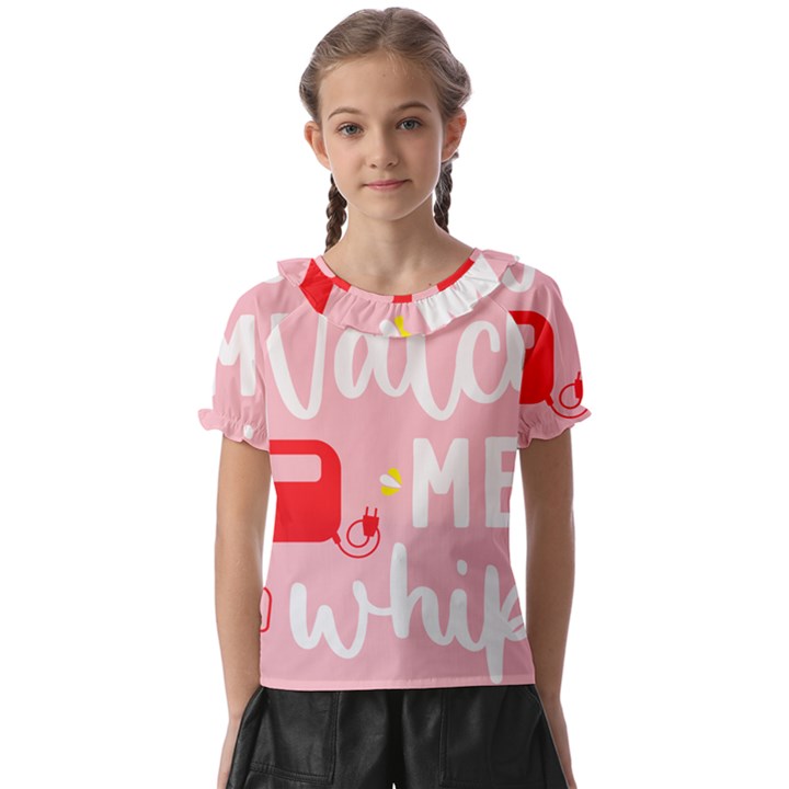 Watch Me Whip  Kids  Frill Chiffon Blouse