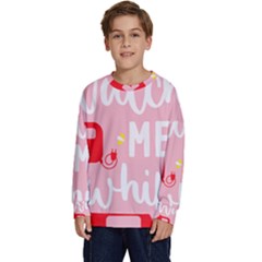 Watch Me Whip  Kids  Crewneck Sweatshirt