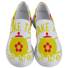 Make Tea Not War  Women s Lightweight Slip Ons by ConteMonfrey