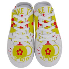 Make Tea Not War  Half Slippers by ConteMonfrey