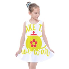 Make Tea Not War  Kids  Summer Dress